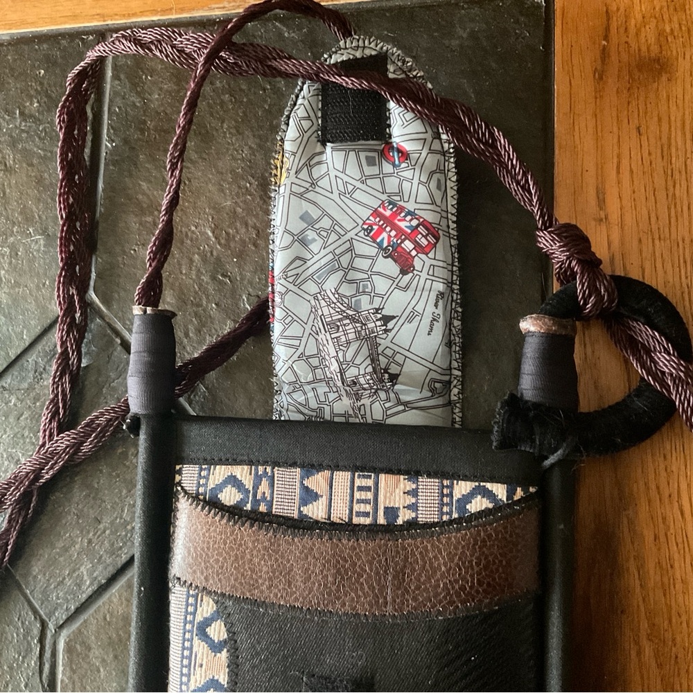 Stylish Boho Patchwork Design Crossbody Purse - image 7